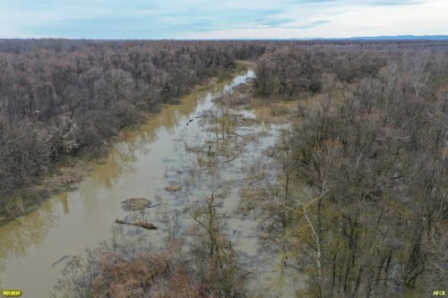 Шапсугское водохранилище, вид сверху